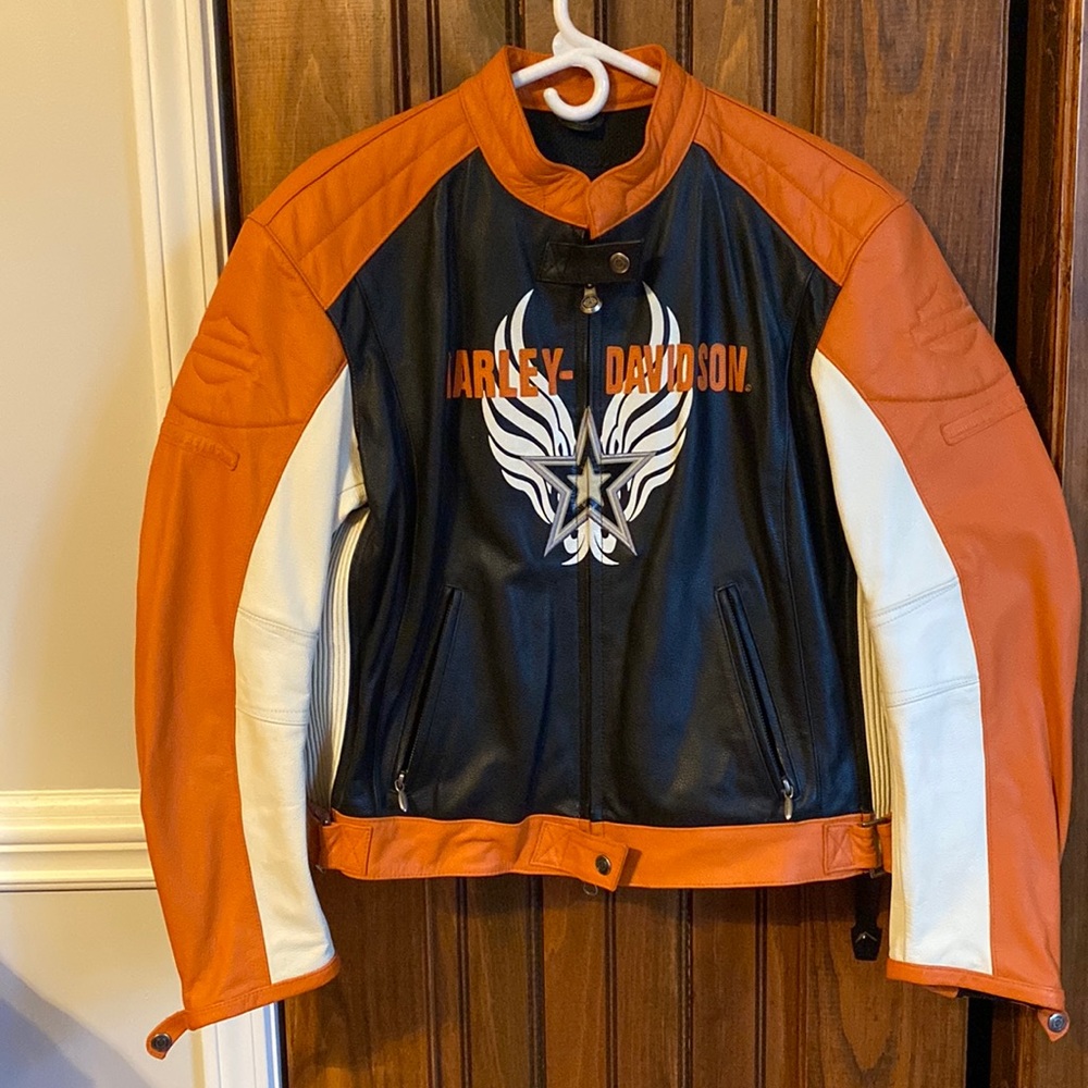 Harley Davidson leather riding jacket